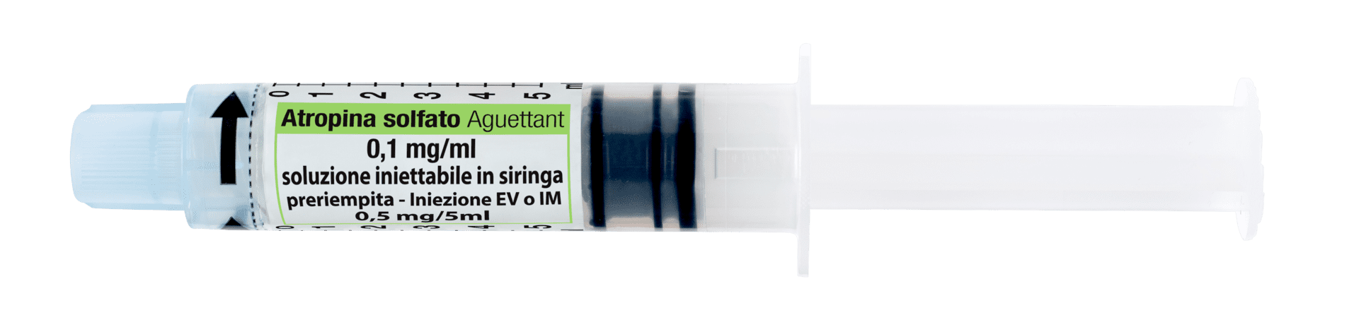 ATROPINA SULFATO AGUETTANT 0,5mg 5mL, 0,1mg mL SER 5mL B10 FR seringue